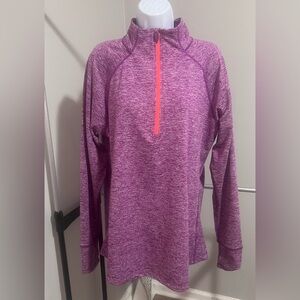 Purple Quarter-Zip Pullover